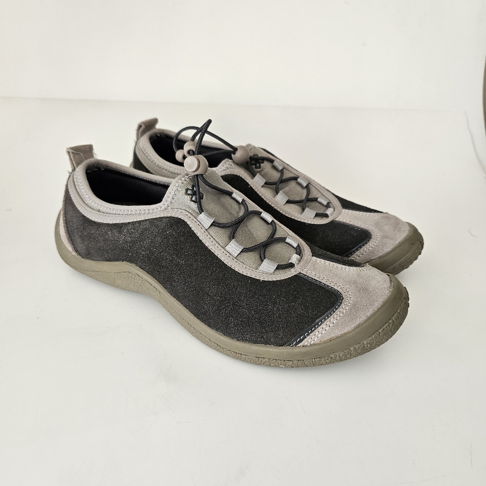 Naturalizer Sport Women Two-toned Gray Comfort Suede Size 7 Sneakers Sho…